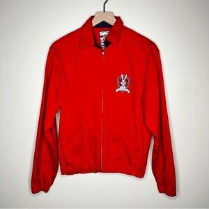 Looney Tunes Vintage Red Bugs Bunny Full Zip Harrington Jacket Warner Bros